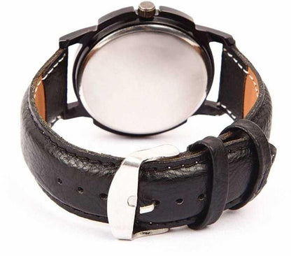 Men's Leather Analog  Watches Bracelet